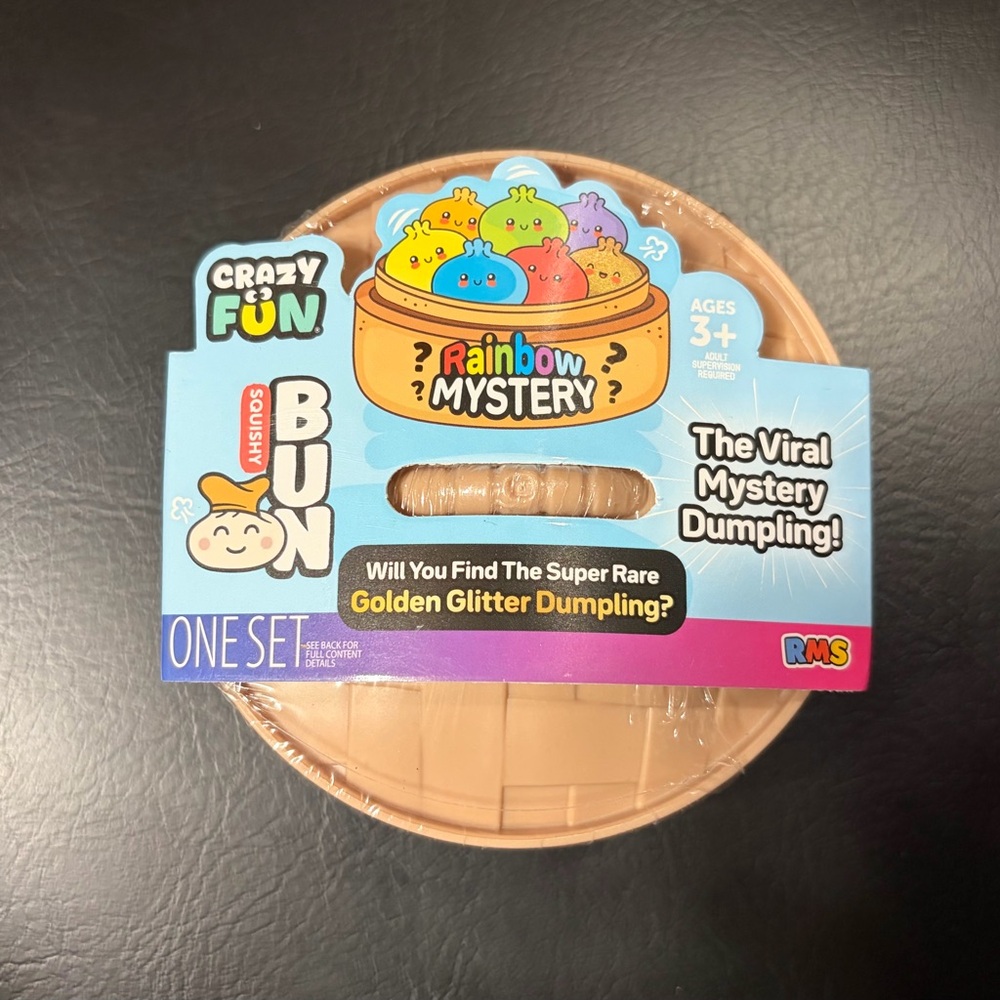 NEW The Viral Mystery Squish Squashy Toy- Golden Glitter Dumpling Series